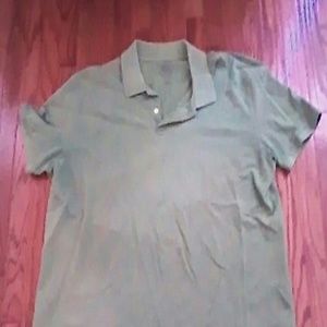 Green polo shirt XXL